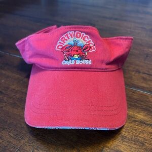 Dirty Dick’s Crab House red visor